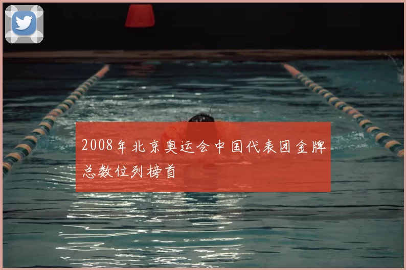 2008年北京奥运会中国代表团金牌总数位列榜首