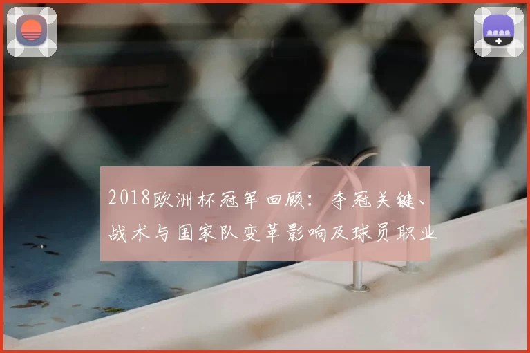 2018欧洲杯冠军回顾：夺冠关键、战术与国家队变革影响及球员职业发展