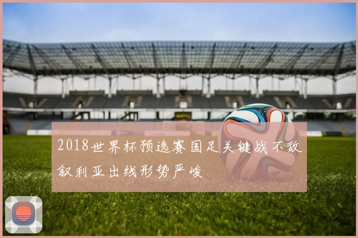 2018世界杯预选赛国足关键战不敌叙利亚出线形势严峻